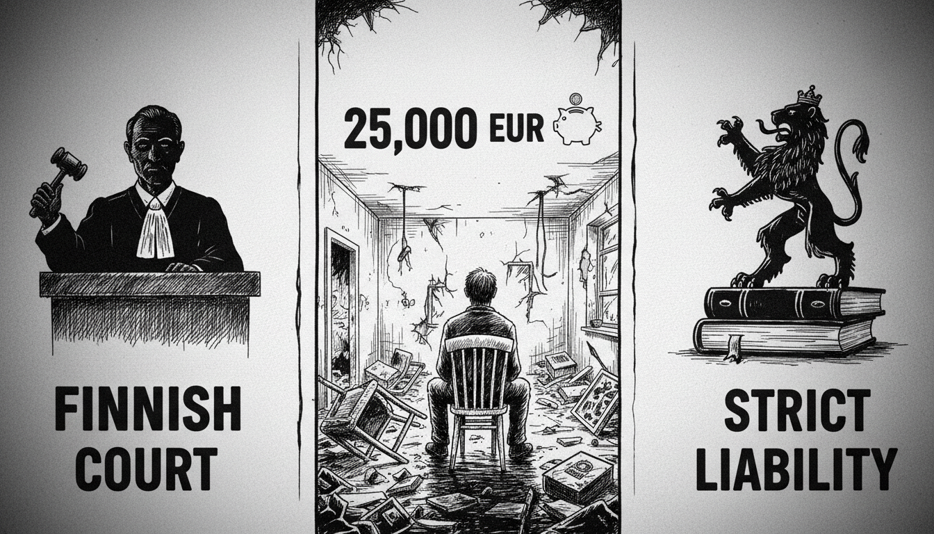 Finnish Court Sentences Tenant for Severe Apartment Destruction in Pori