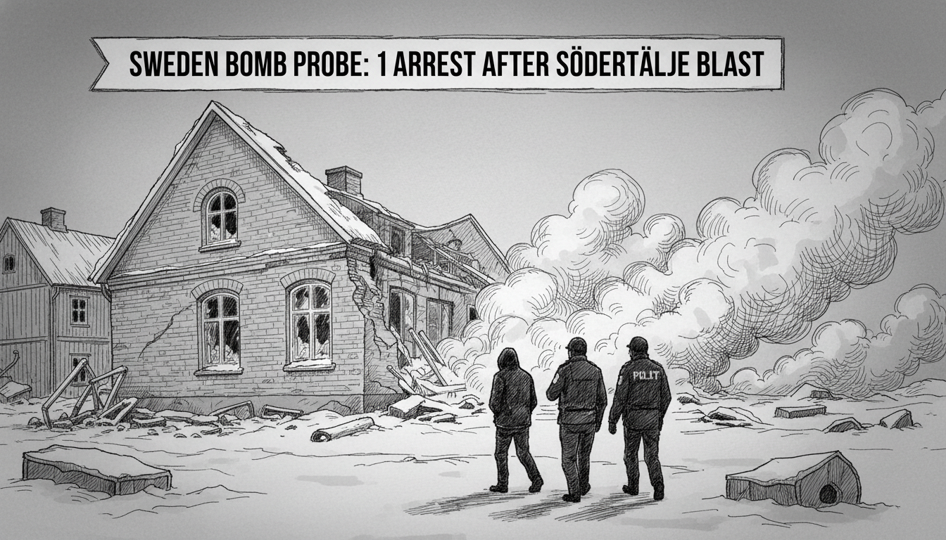 Sweden Bomb Probe: 1 Arrest After Södertälje Blast