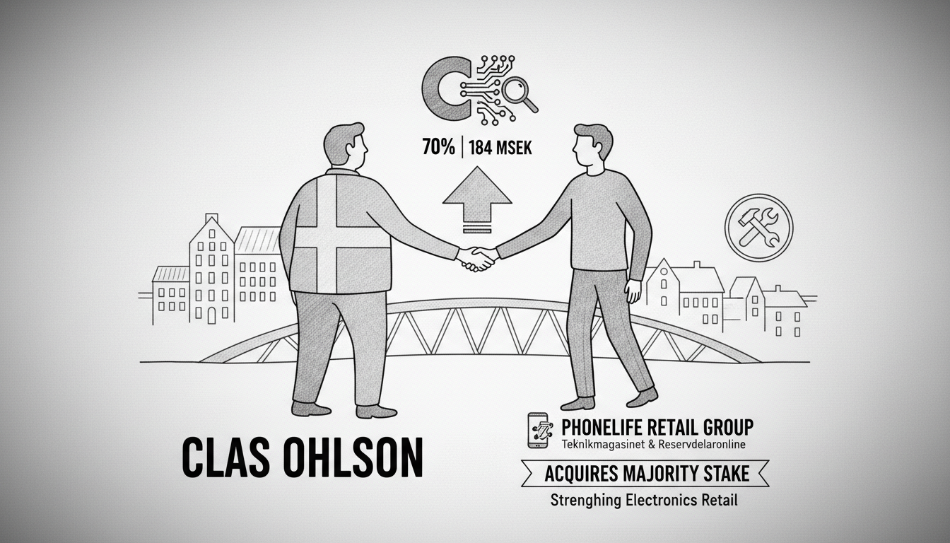 Clas Ohlson Acquires Majority Stake in Phonelife Retail Group