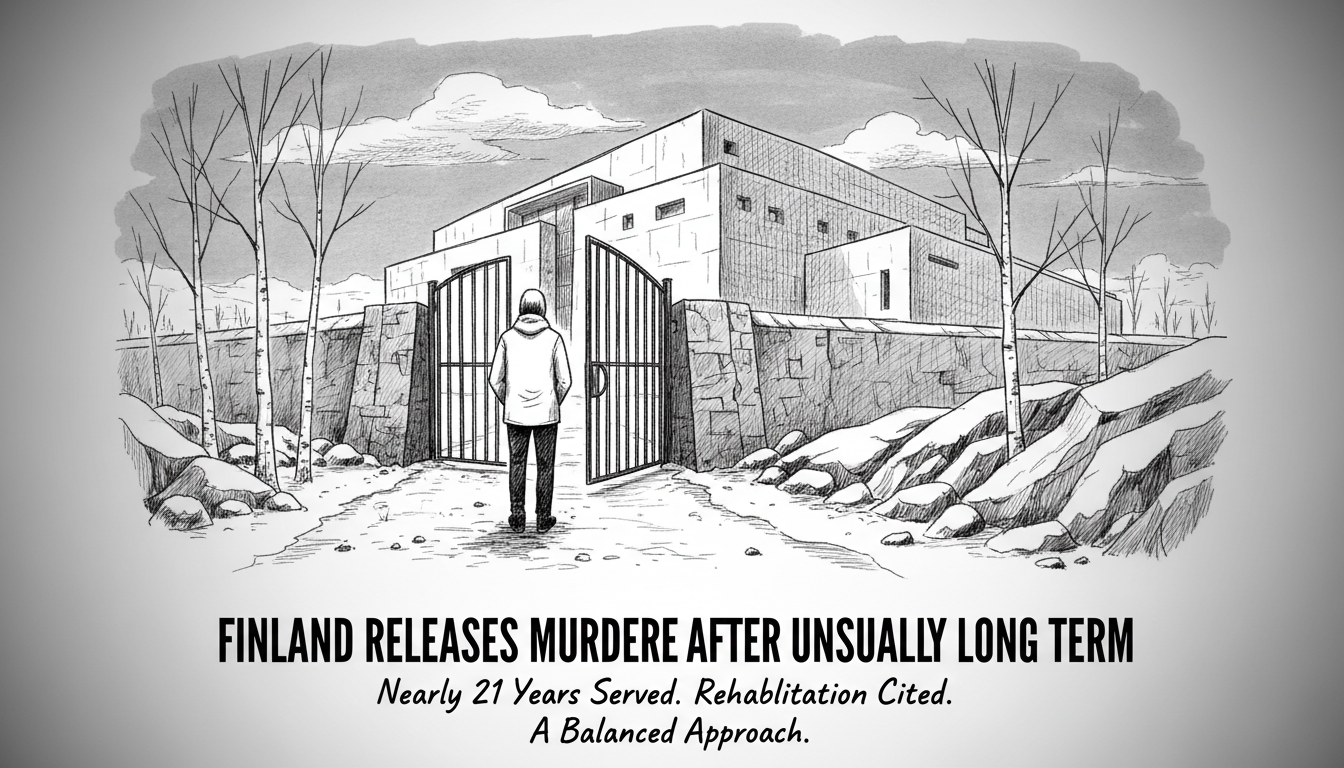 Finland Releases Convicted Murderer After Unusually Long Prison Term
