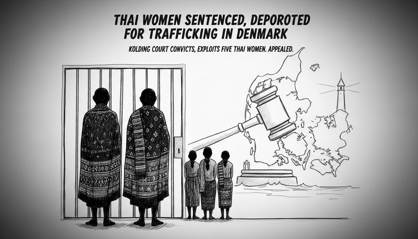 Thai Women Sentenced to Prison and Deportation for Human Trafficking