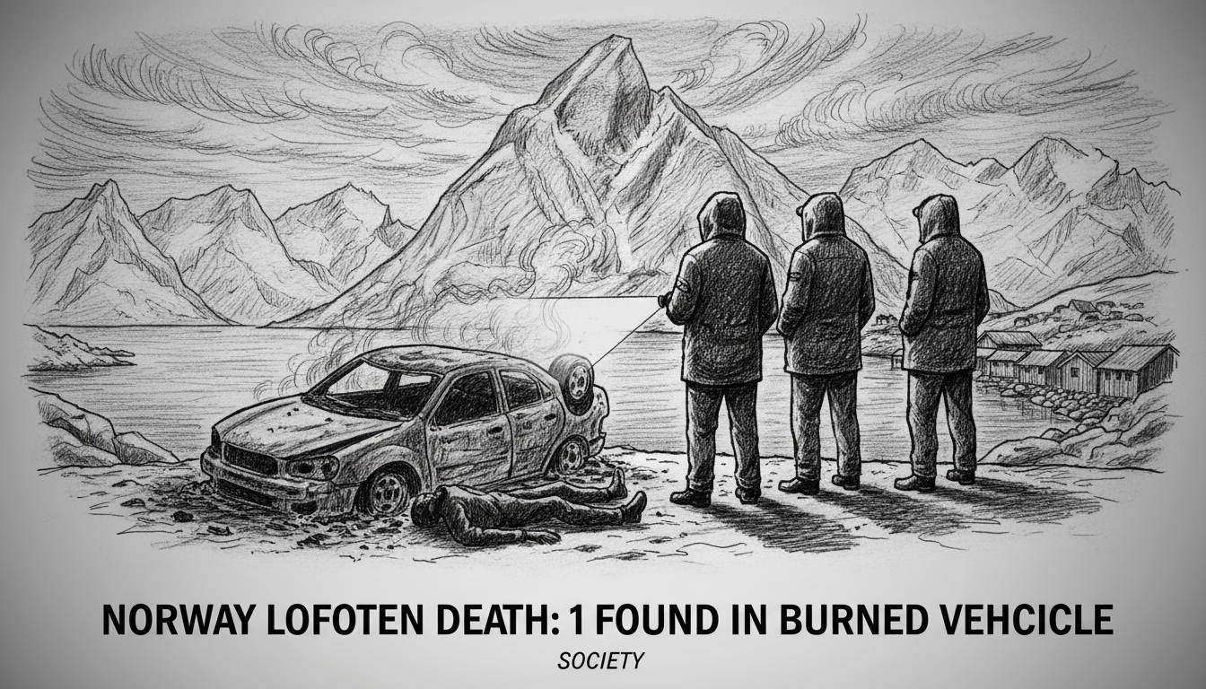 Norway Lofoten Death: 1 Found in Burned Vehicle