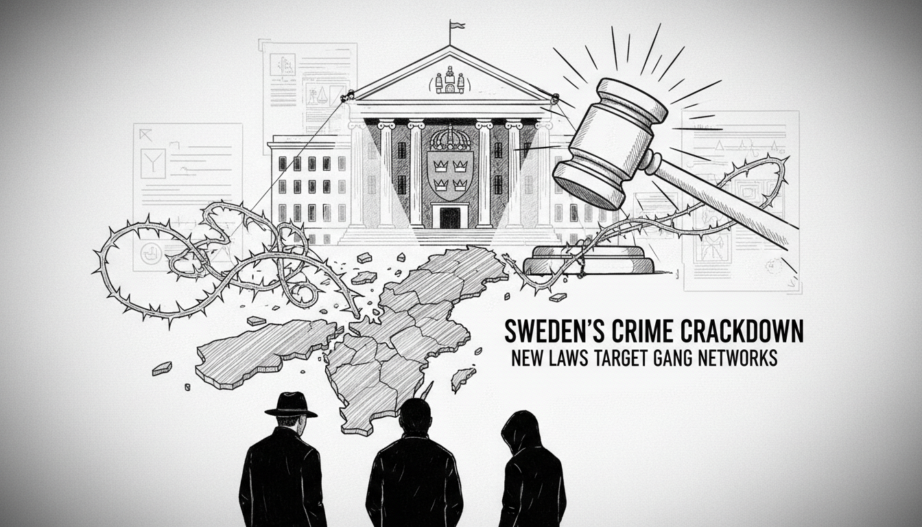 Sweden Proposes New Law Targeting Organized Crime Networks