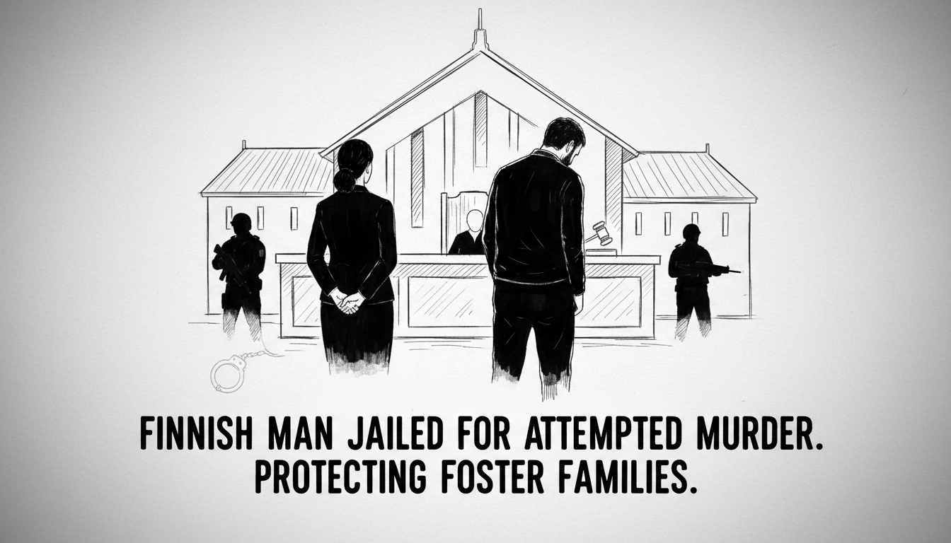 Finnish man sentenced for attempted murder of foster mother