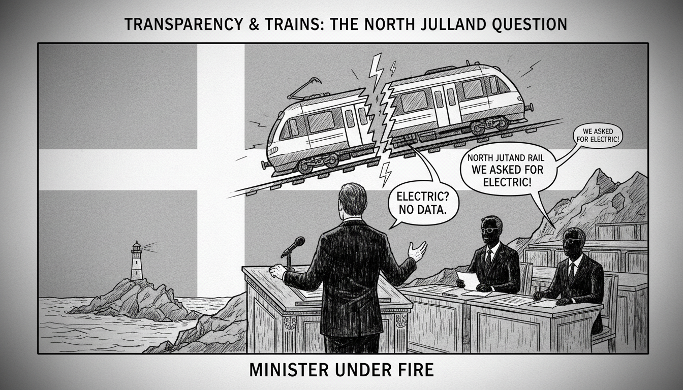 Minister Faces Questions Over Contradictory Statements on North Jutland Rail Electrification