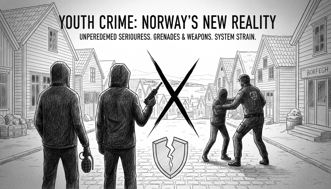 Youth Crime Reaches New Serious Level in Norway