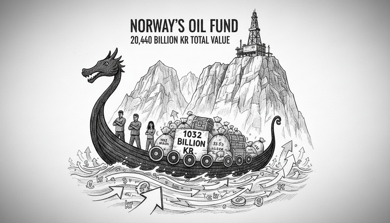 Norway's Oil Fund Earns 1032 Billion Kroner in Third Quarter