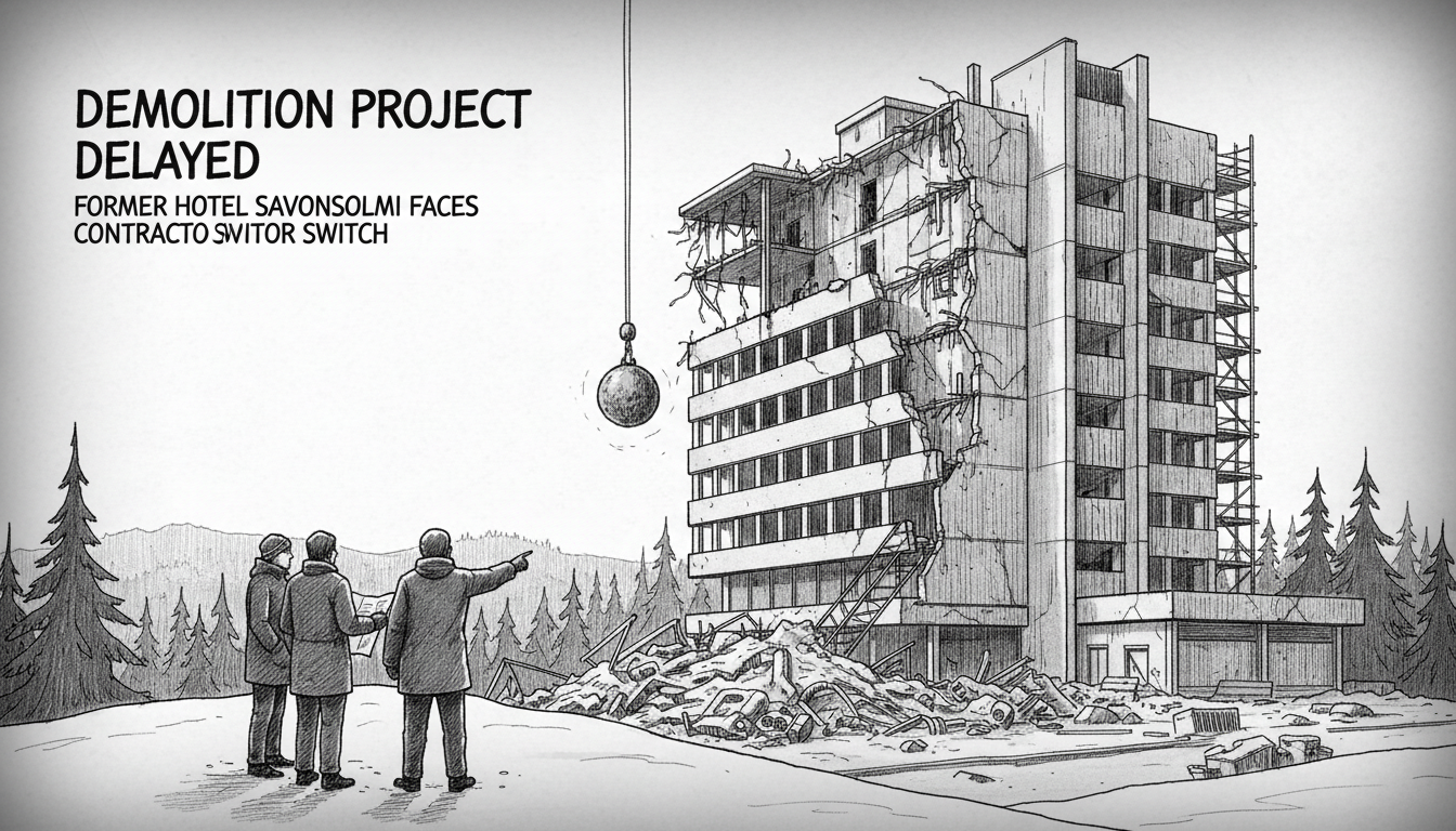 Demolition Project for Former Hotel Savonsolmi Faces Contractor Switch
