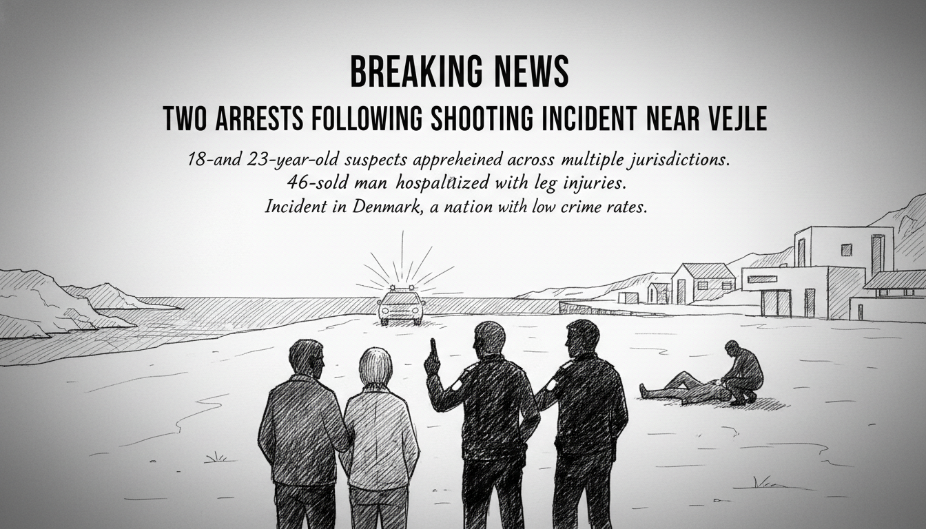 Two Arrests Following Shooting Incident Near Vejle