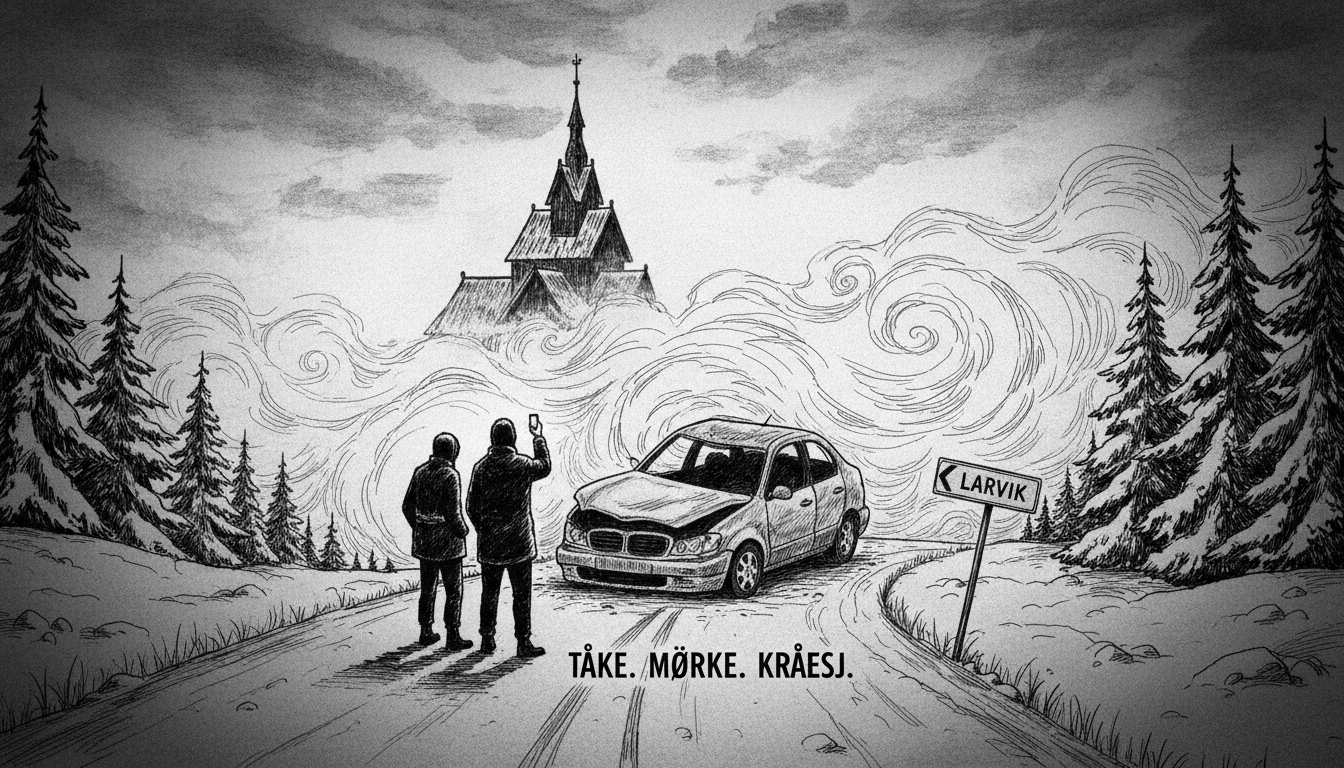 Norway Road Death: Fog, Darkness Cited in Larvik Crash