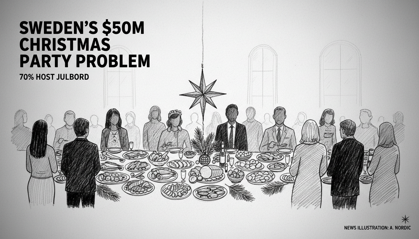 Sweden's $50M Christmas Party Problem: 70% Host Julbord