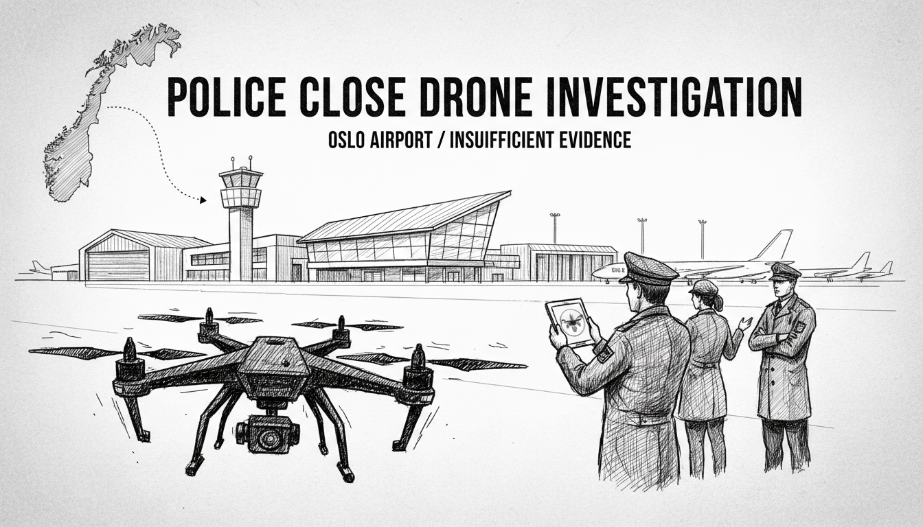 Police Close Drone Investigation at Oslo Airport