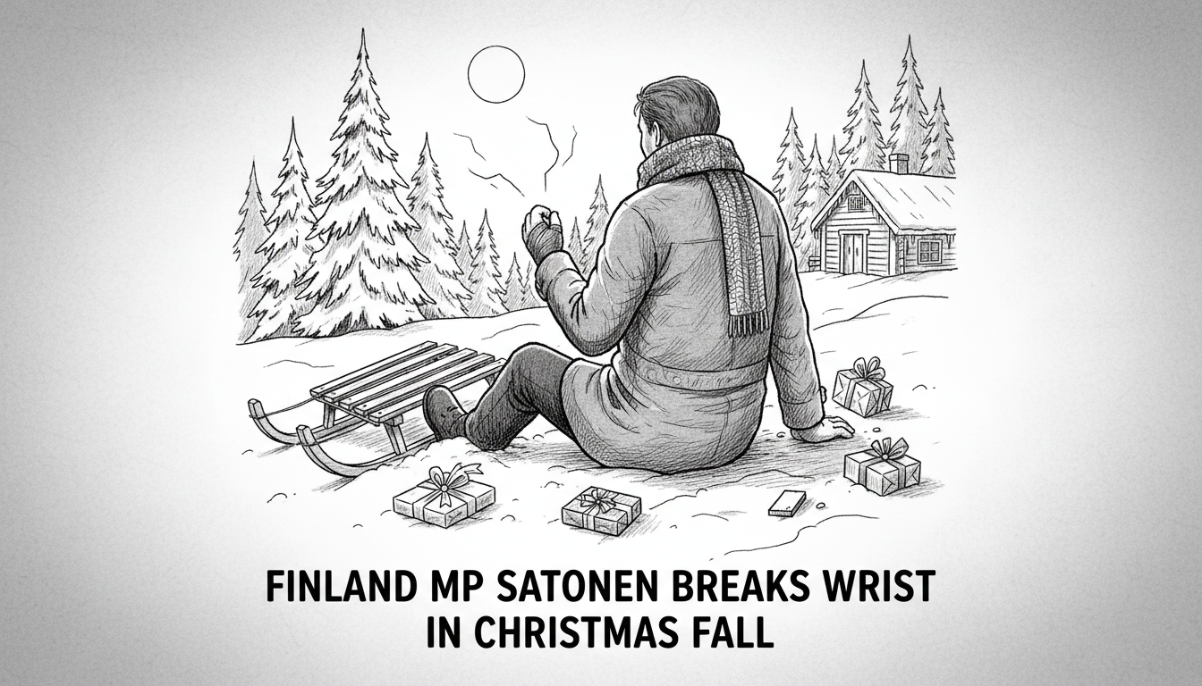 Finland MP Arto Satonen Breaks Wrist in Christmas Fall