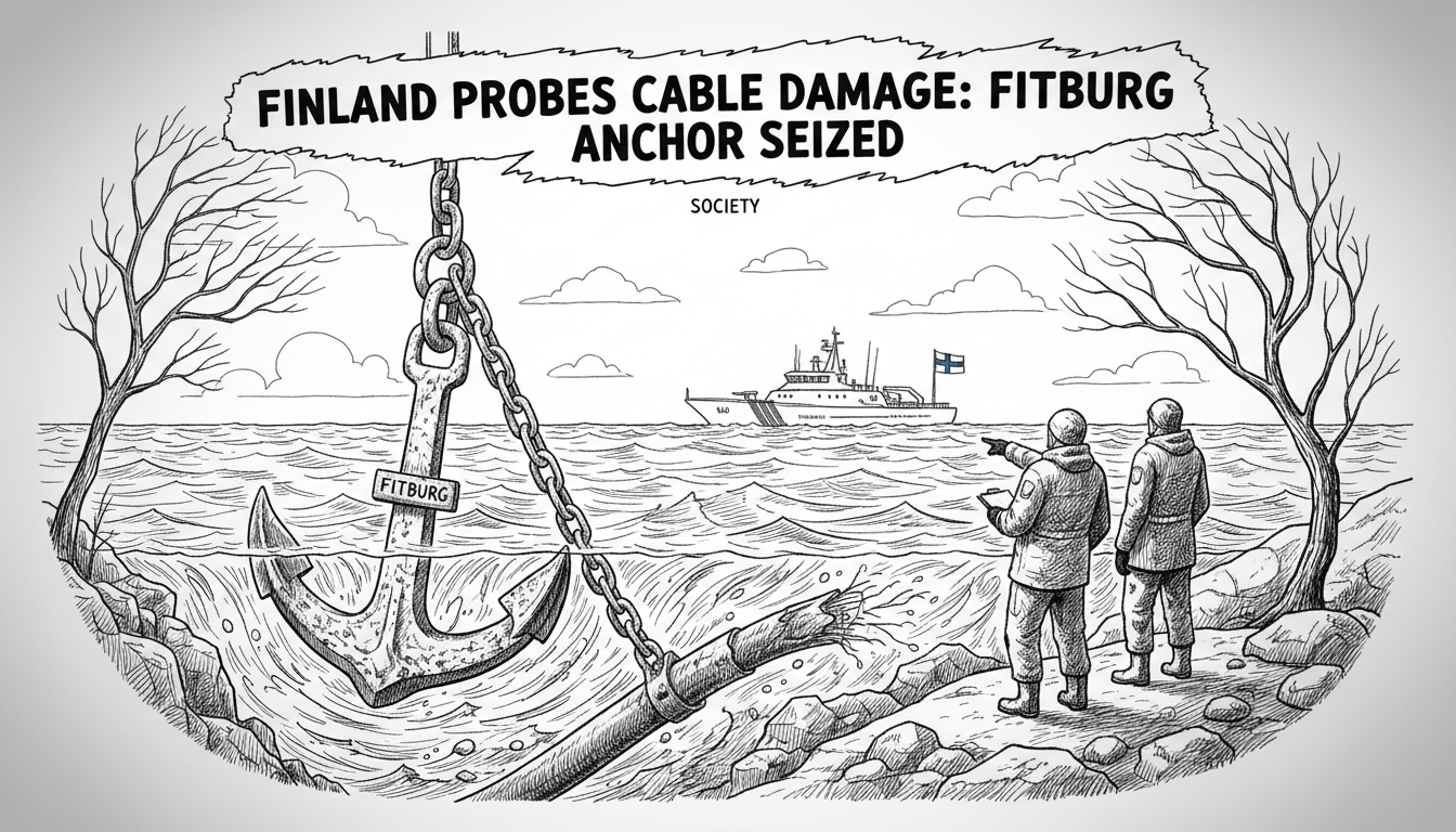 Finland Probes Cable Damage: Fitburg Anchor Seized