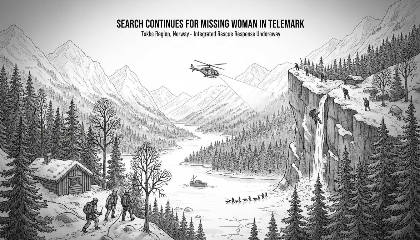 Search Continues for Missing Woman in Telemark's Tokke Region