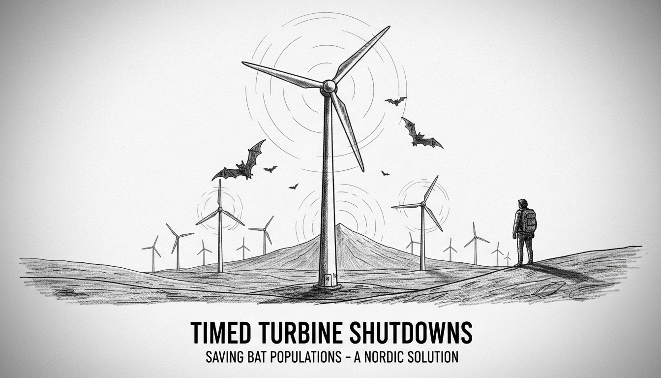 Timed Wind Turbine Operation Could Save Bat Populations
