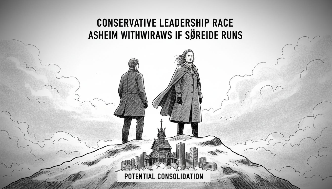 Conservative Deputy Leader Withdraws Candidacy if Søreide Runs