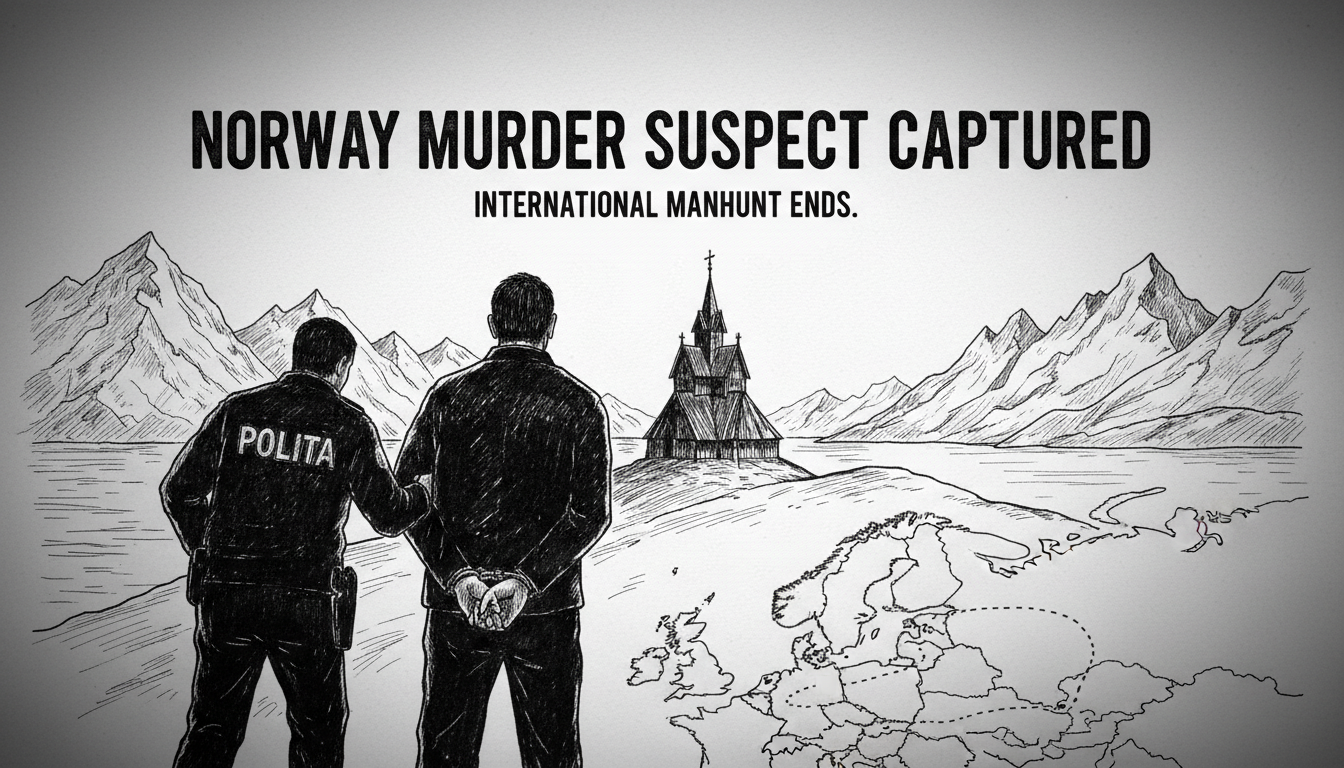 Norway Murder Suspect Captured: International Manhunt Ends