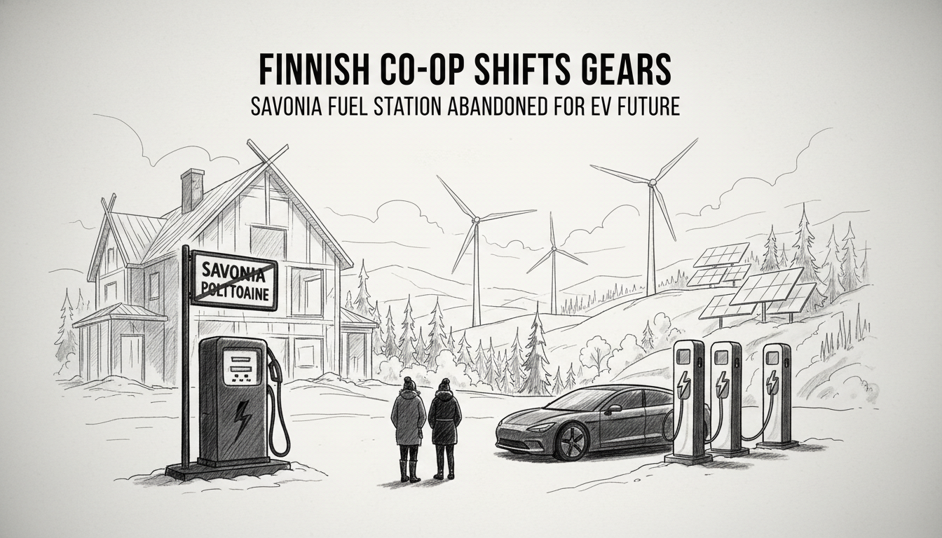 Finnish Co-operative Abandons Savonia Fuel Station Plan for EV Investment