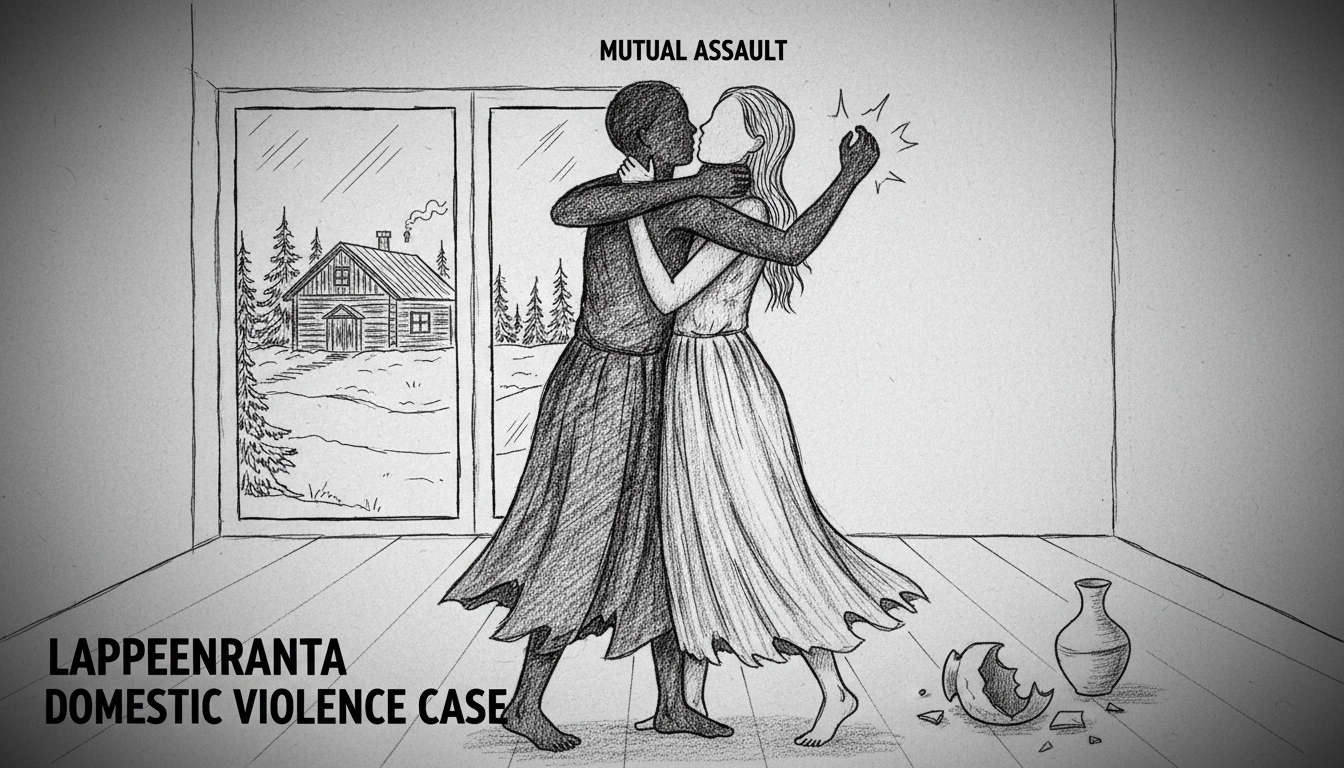 Finnish Couple Sentenced for Mutual Assault in Lappeenranta Domestic Violence Case