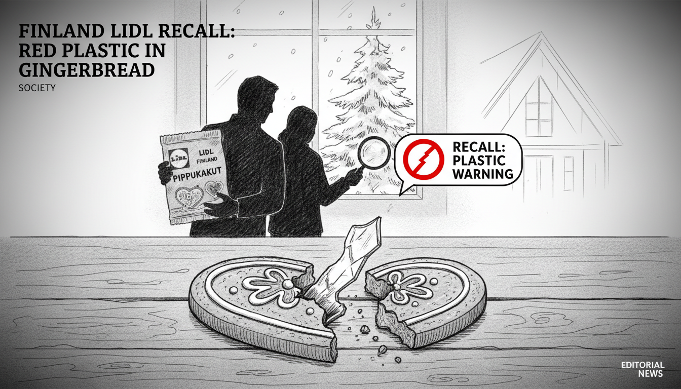 Finland Lidl Recall: Red Plastic in Gingerbread