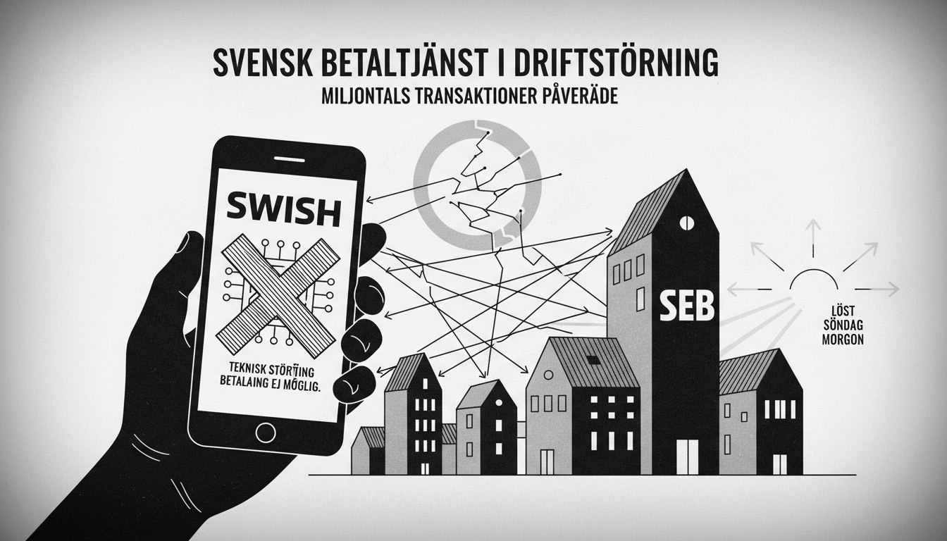 Swish Payment Service Hit by Technical Disruption