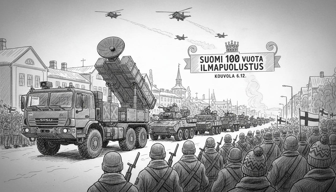 Finland's Independence Day Parade Showcases Military Strength in Kouvola