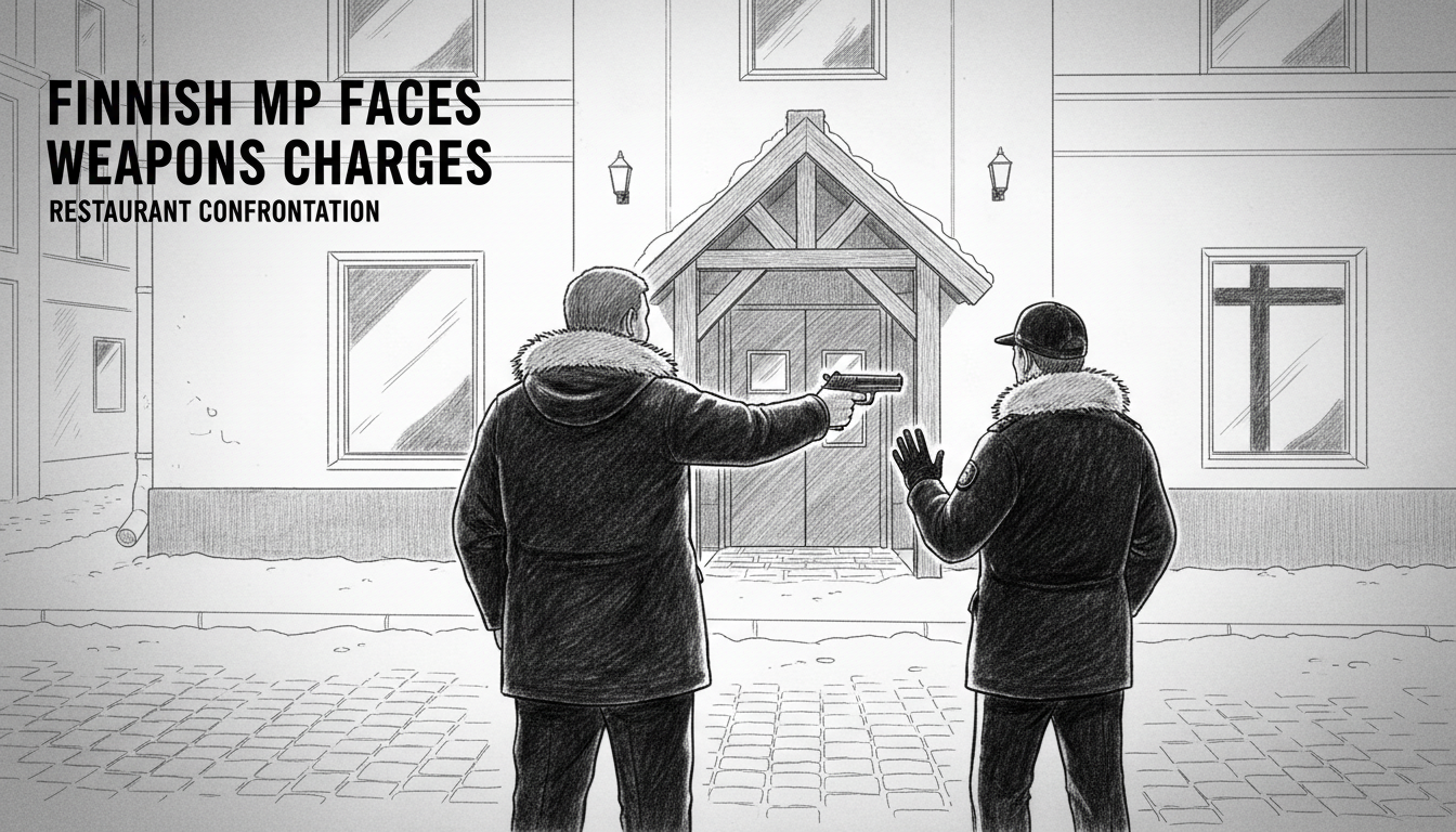 Finnish MP Faces Weapons Charges After Restaurant Confrontation