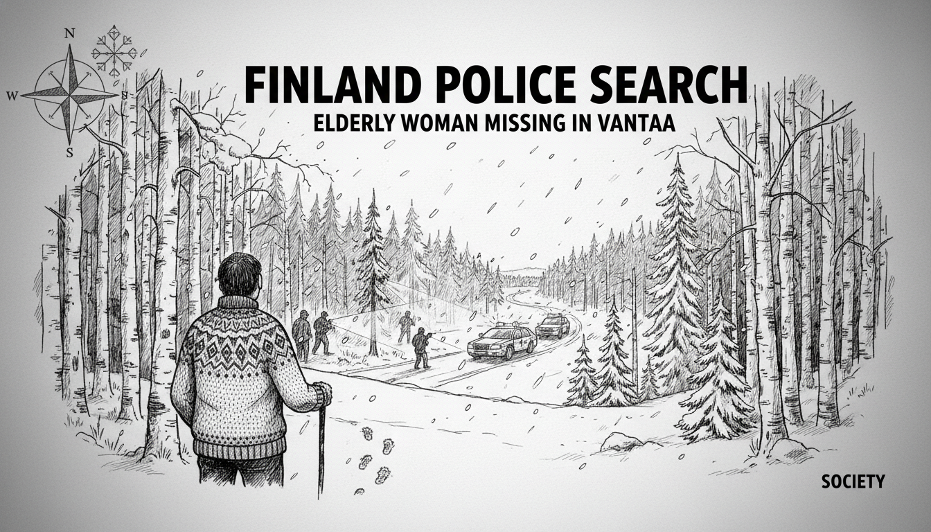 Finland Police Search: Elderly Woman Missing in Vantaa