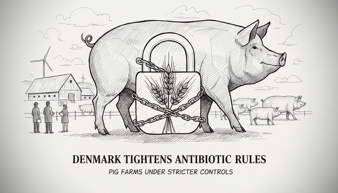 Denmark Tightens Antibiotic Rules for Pig Farms Amid Rising Use