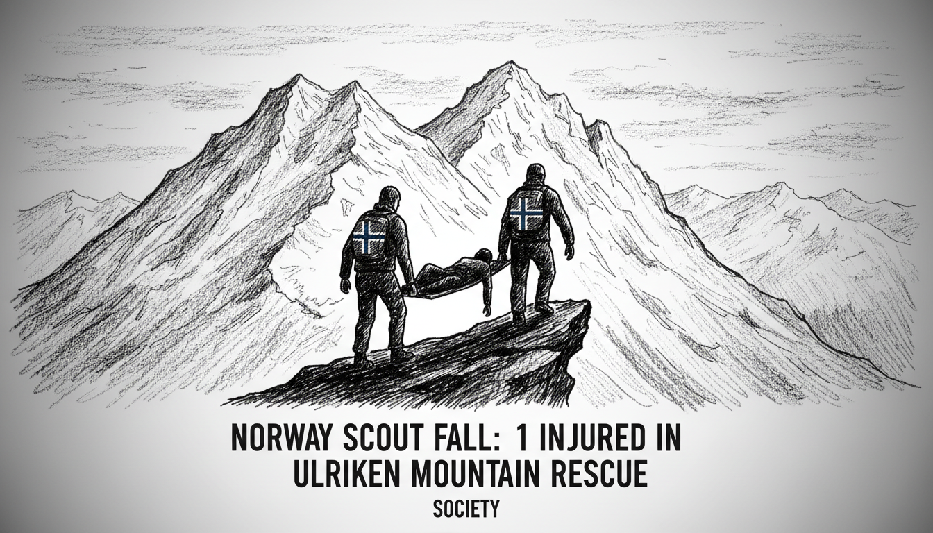 Norway Scout Fall: 1 Injured in Ulriken Mountain Rescue