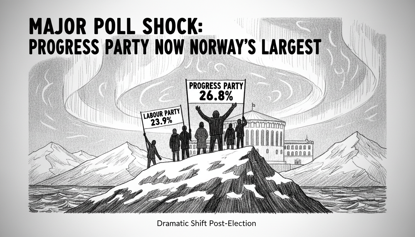 Major Poll Shock Shows Progress Party Now Norway's Largest