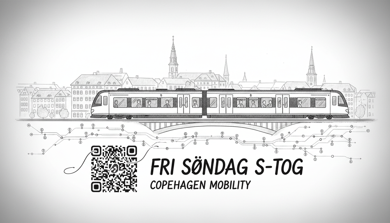 Free Sunday S-train Rides Expand Copenhagen Mobility