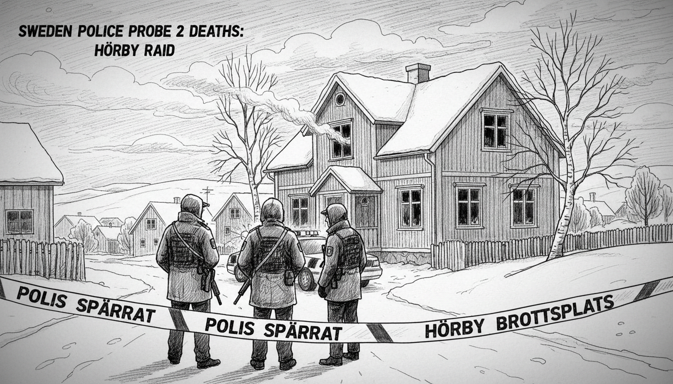 Sweden Police Probe 2 Deaths: Hörby Raid