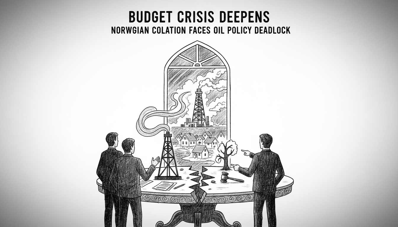 Budget Crisis Deepens as Norwegian Coalition Faces Oil Policy Deadlock
