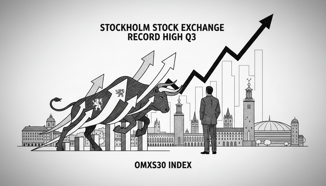 Stockholm Stock Exchange Hits Record High in Third Quarter