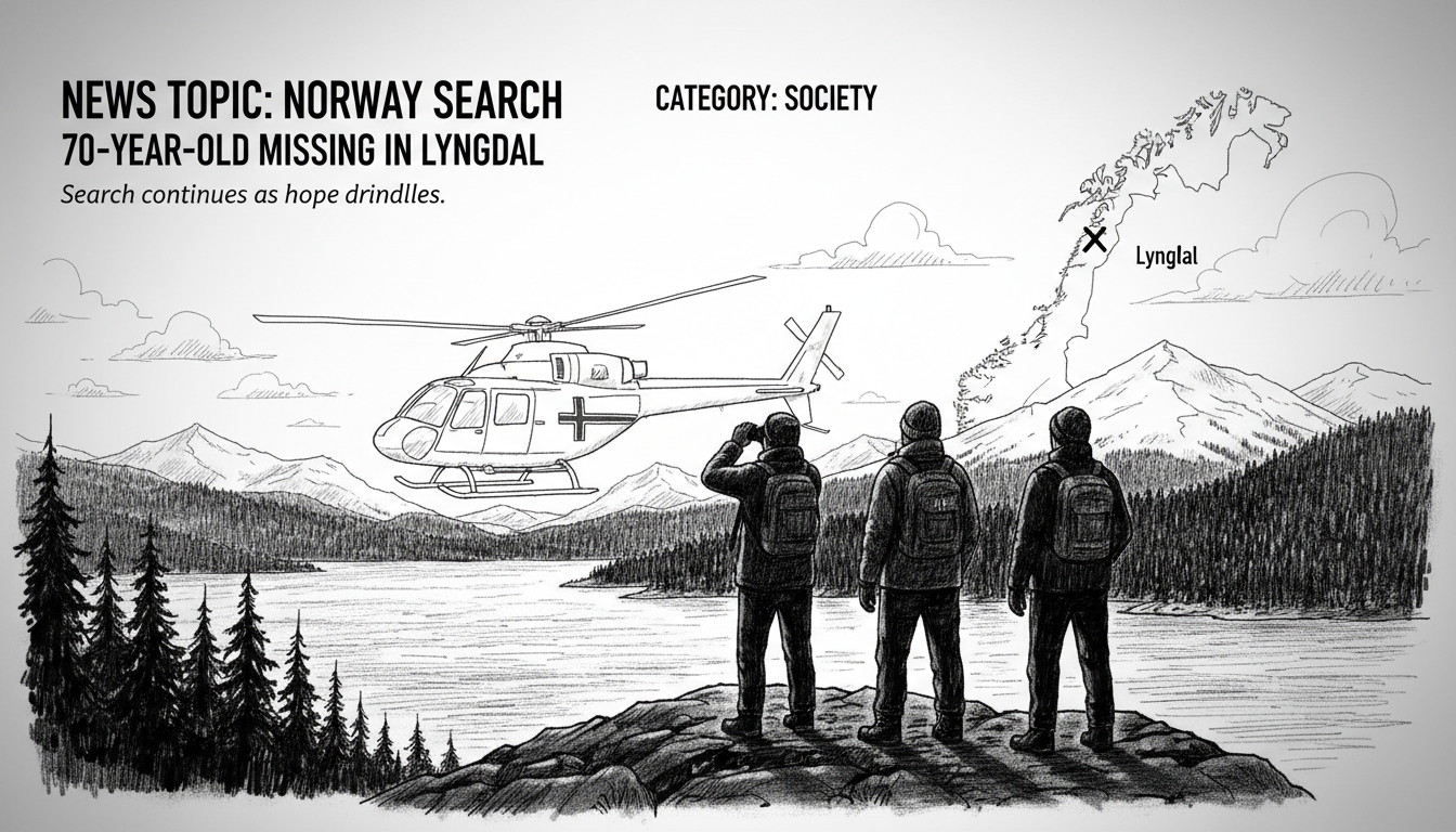 Norway Search: 70-Year-Old Missing in Lyngdal