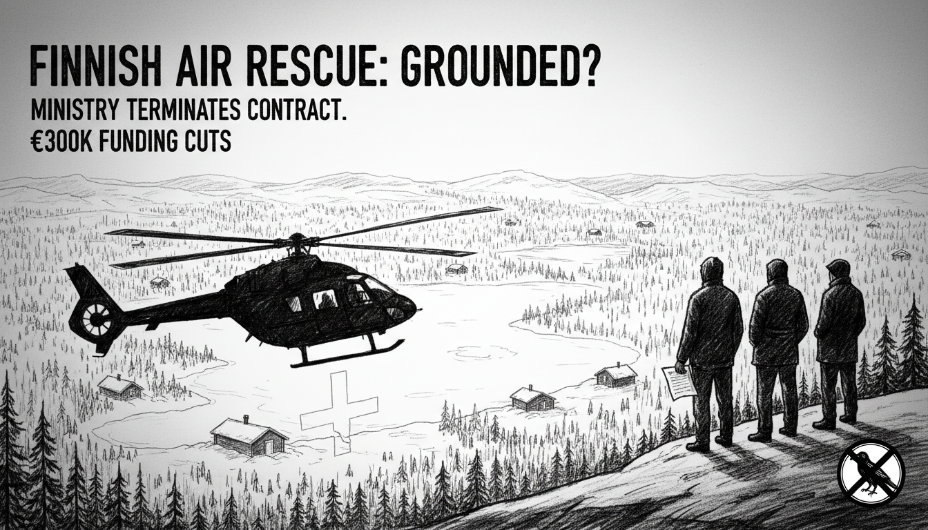 Finnish Air Rescue Society Faces Potential Shutdown After Ministry Terminates Contract