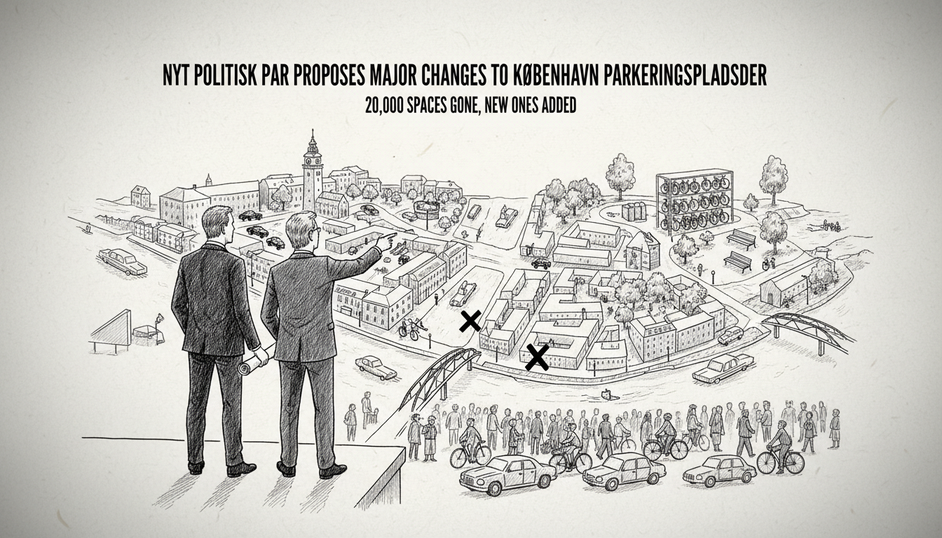 New Political Duo Proposes Major Changes to Copenhagen Parking Spaces