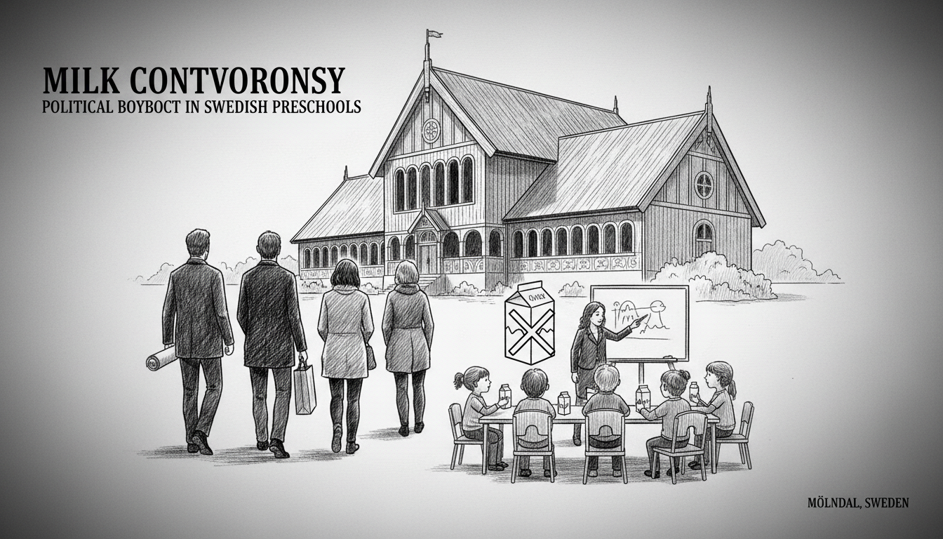 Milk Controversy Sparks Political Boycott in Swedish Preschools