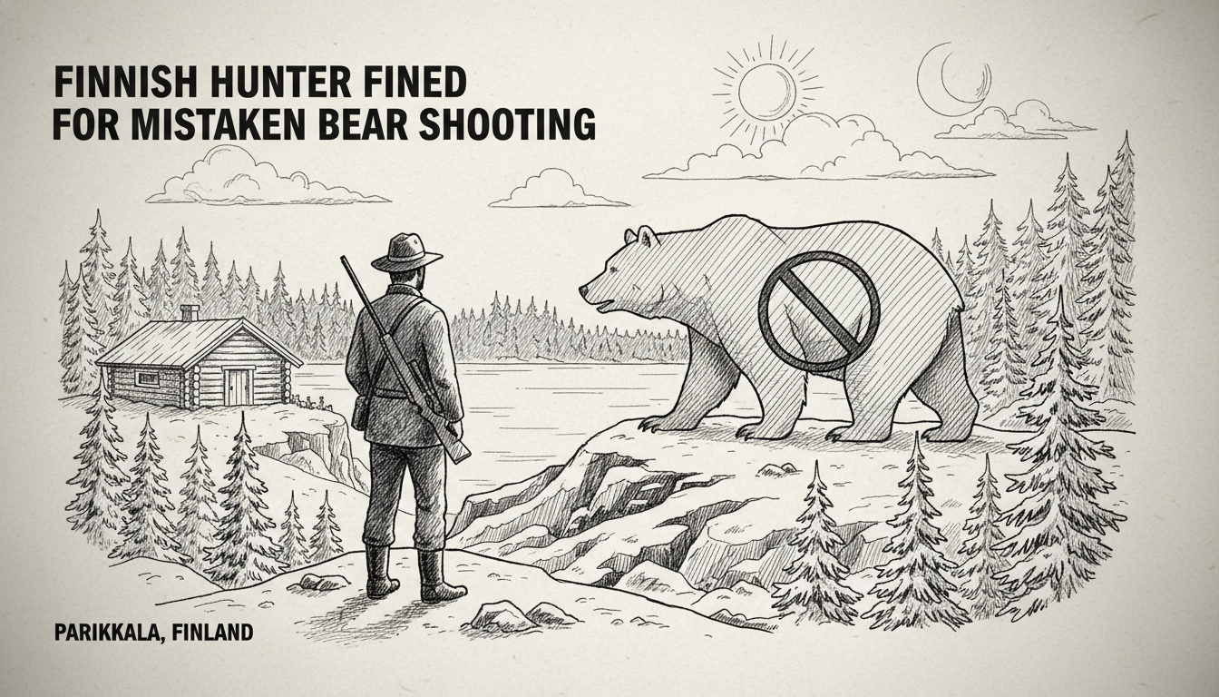 Finnish Man Fined for Mistaken Bear Shooting in Parikkala