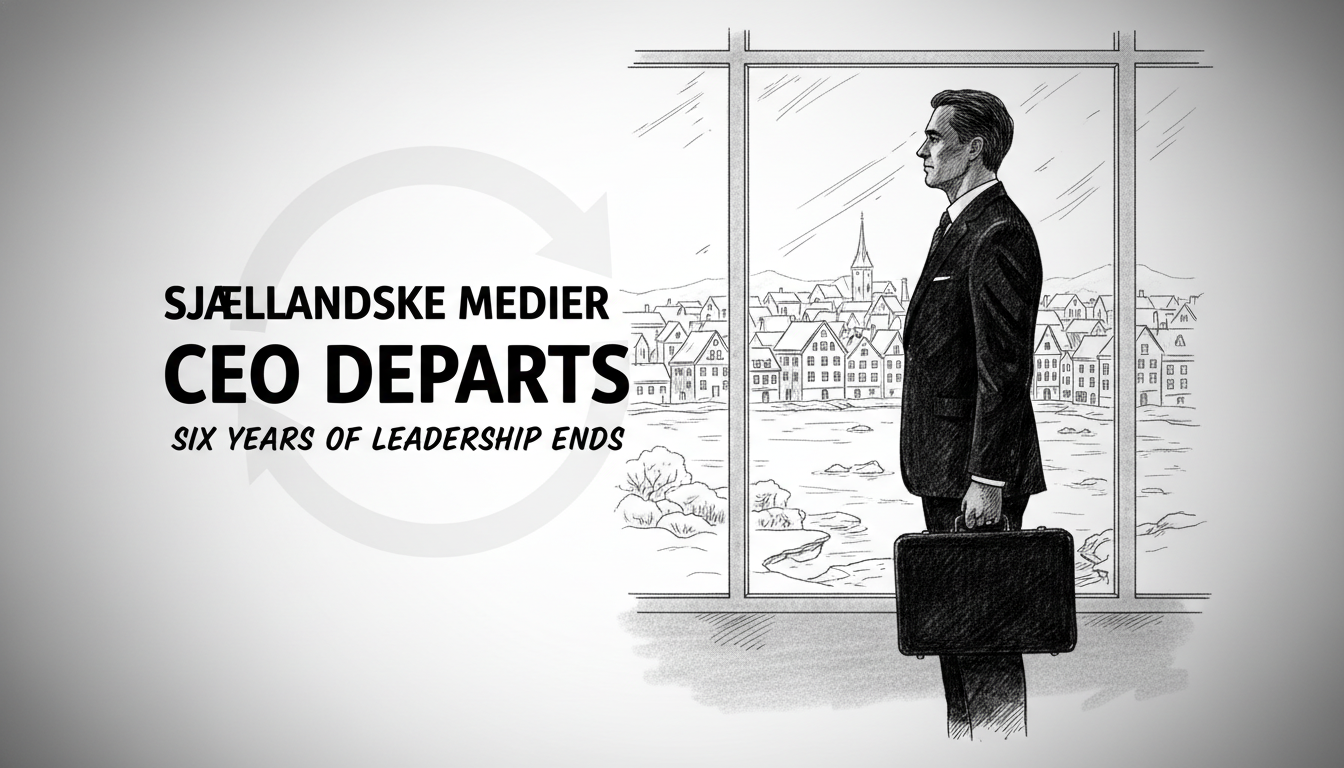 Sjællandske Medier CEO Departs After Six Years Leadership