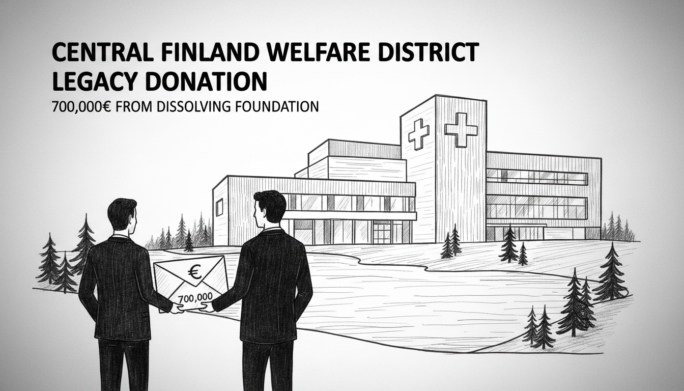 Central Finland Welfare District Receives Major Legacy Donation from Foundation