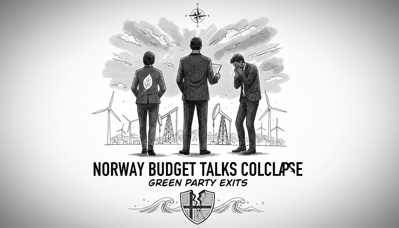 Norwegian Budget Negotiations Collapse as Green Party Withdraws