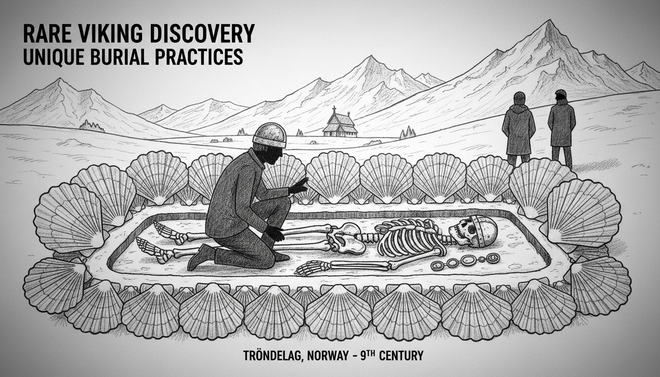 Rare Viking Age Grave Discovery in Trøndelag Reveals Unique Burial Practices