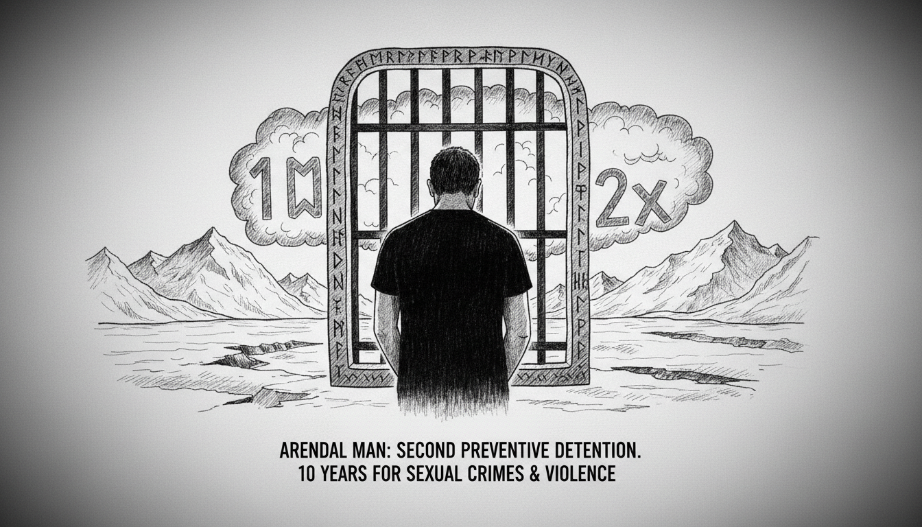 Man Sentenced to Preventive Detention for Second Time