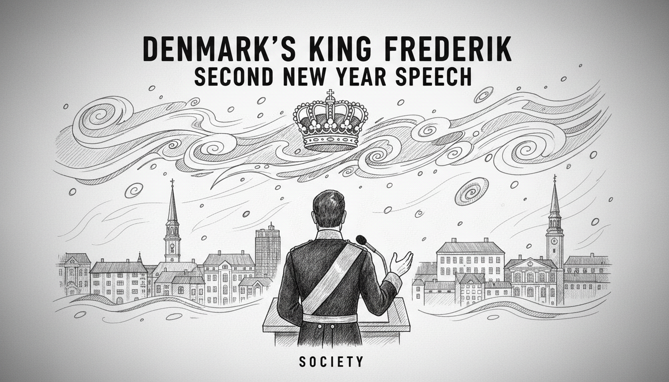 Denmark's King Frederik Gives Second New Year Speech