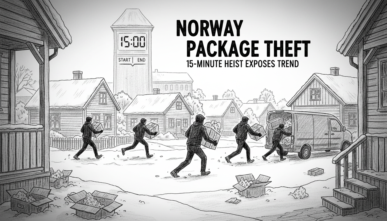 Norway Package Theft: 15-Minute Heist Exposes Trend