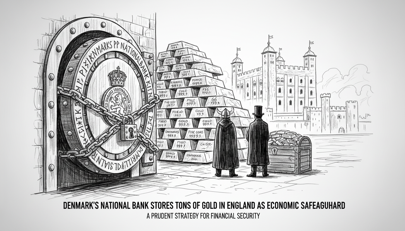 Denmark's National Bank Stores Tons of Gold in England as Economic Safeguard
