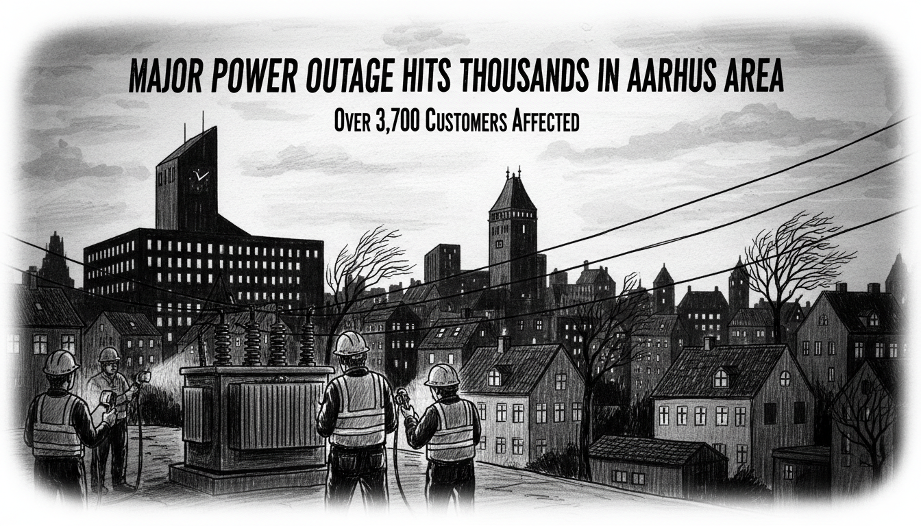 Major Power Outage Hits Thousands in Aarhus Area